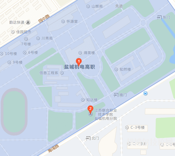 盐城机电高等职业技术学校地址:江苏省 盐城市 城南新区 盐城高等职业