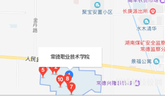 常德职业技术学院2023年地址在哪里